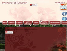 Tablet Screenshot of banquetestlalpan.com